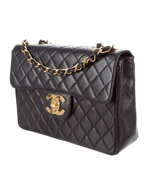 chanel classic bag jumbo price|vintage jumbo Chanel bag.